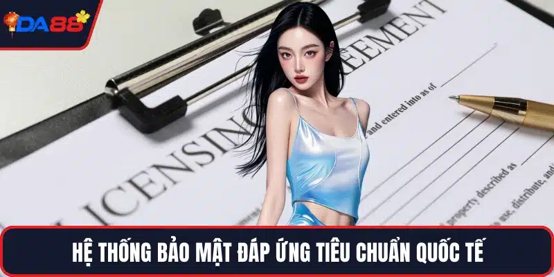 Hệ thống bảo mật đáp ứng tiêu chuẩn quốc tế